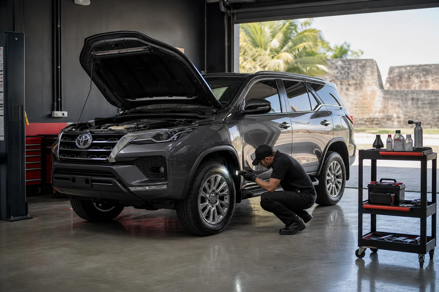 Revisión Toyota antes de viajar desde Cartagena