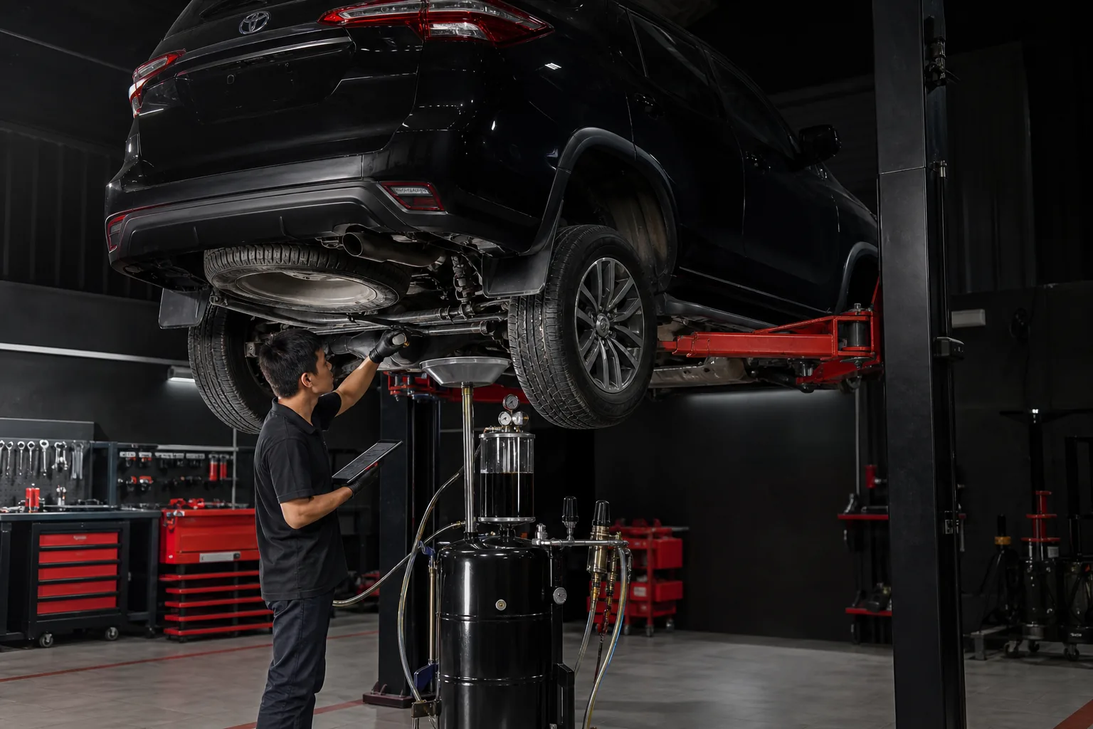 Aceite de transmisión Toyota: revisión y cambio